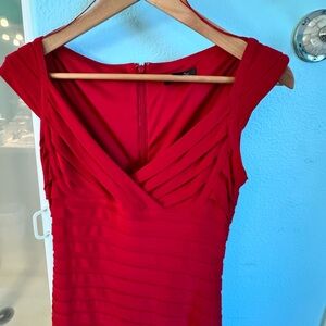 Vintage Adrianna Papell Sexy Red Dress